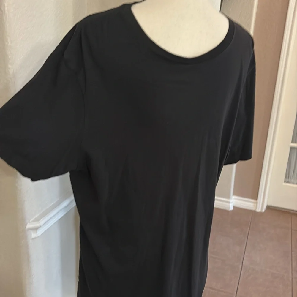 J.Crew essential tee black short sleeve cotton T-shirt Size L